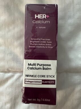 HER+ Calcium Multi Purpose Calcium Balm - Plum & White Packaging